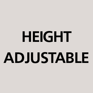 This lighting is adjustable in height through telescopic tubes