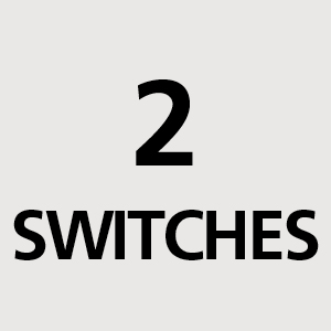 Lighting equipped with two switches
