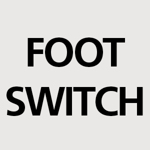 Lighting equipped with an foot switch