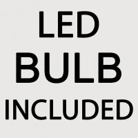 A bulb is delivered with this lamp